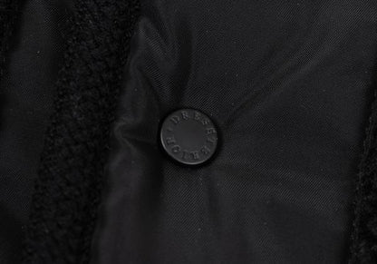 DRESSTERIOR Reversible Padded Fleece Sweater Black Size M
