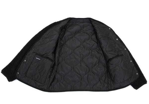 DRESSTERIOR Reversible Padded Fleece Sweater Black Size M