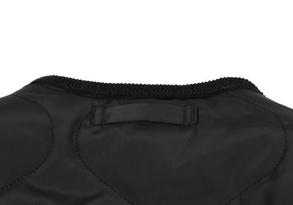 DRESSTERIOR Reversible Padded Fleece Sweater Black Size M