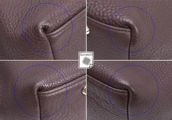 Paul Smith Striped Panel Dark Brown Tote