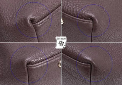 Paul Smith Striped Panel Dark Brown Tote