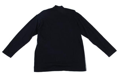 COMME des GARCONS HOMME Multi Stripe Mock Neck Top Size M