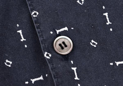 COMME des GARCONS HOMME All-Over Print Shirt Navy Size M