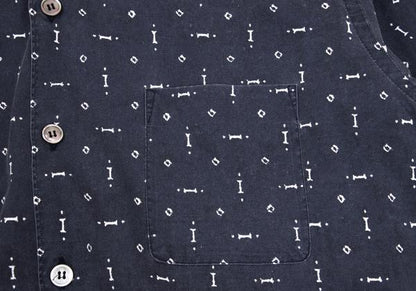 COMME des GARCONS HOMME All-Over Print Shirt Navy Size M
