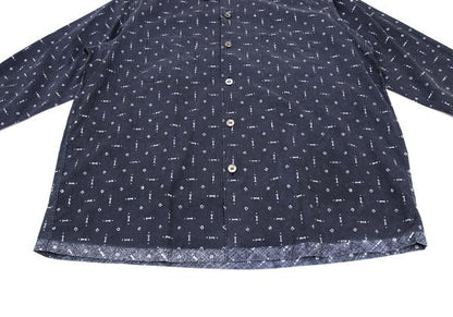 COMME des GARCONS HOMME All-Over Print Shirt Navy Size M