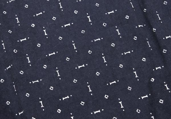 COMME des GARCONS HOMME All-Over Print Shirt Navy Size M