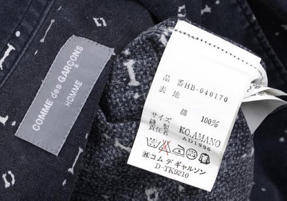 COMME des GARCONS HOMME All-Over Print Shirt Navy Size M
