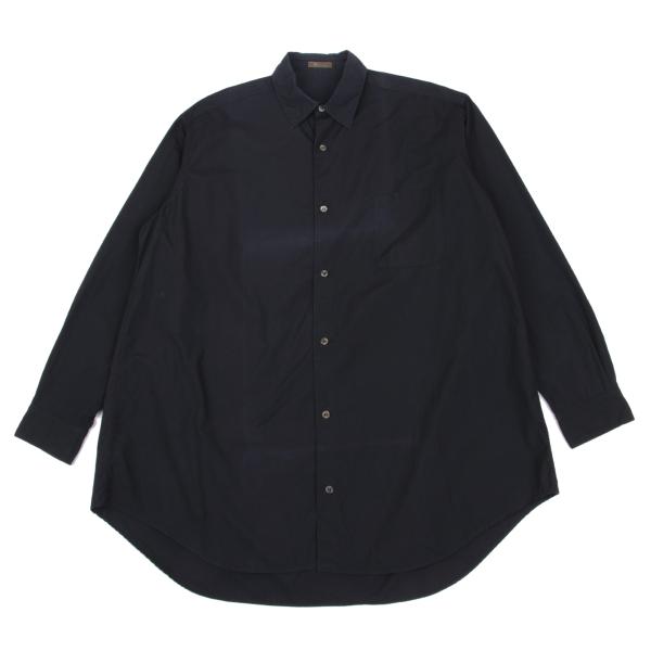 Y's for men Basic Cotton Shirt Navy Size M