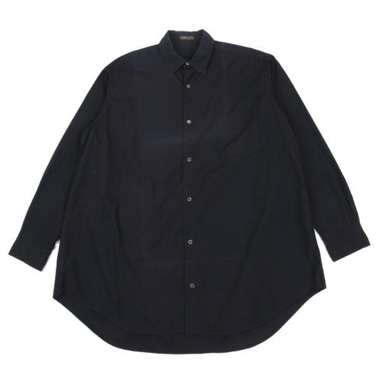 Y's for men Basic Cotton Shirt Navy Size M
