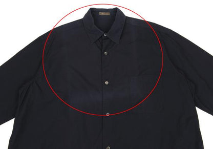 Y's for men Basic Cotton Shirt Navy Size M