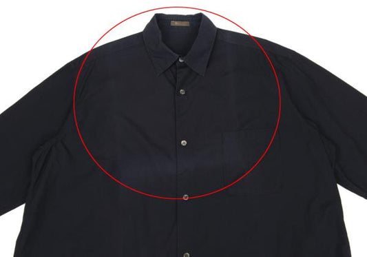 Y's for men Basic Cotton Shirt Navy Size M