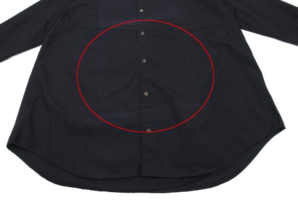 Y's for men Basic Cotton Shirt Navy Size M