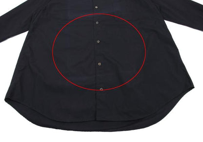 Y's for men Basic Cotton Shirt Navy Size M