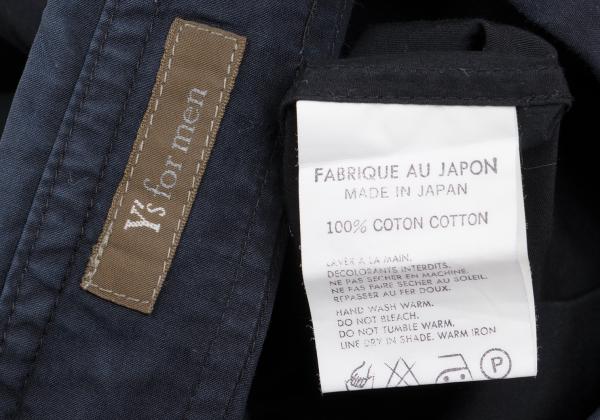 Y's for men Basic Cotton Shirt Navy Size M