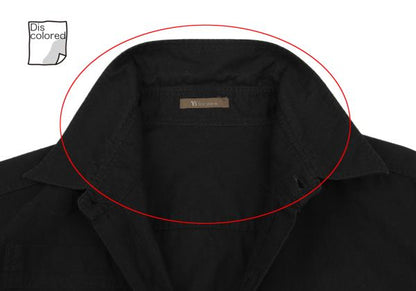 Y's for men Multi-Pocket Cotton Shirt Black Size M