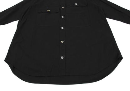 Y's for men Multi-Pocket Cotton Shirt Black Size M