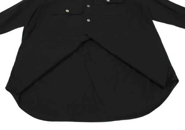 Y's for men Multi-Pocket Cotton Shirt Black Size M