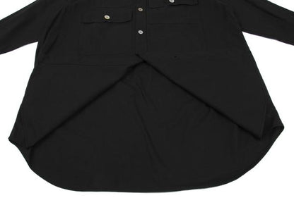 Y's for men Multi-Pocket Cotton Shirt Black Size M