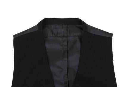Jean Paul GAULTIER HOMME Wool Gilet Vest Black Size 48