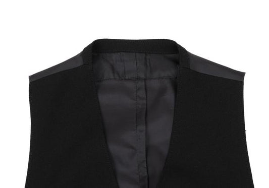 Jean Paul GAULTIER HOMME Wool Gilet Vest Black Size 48