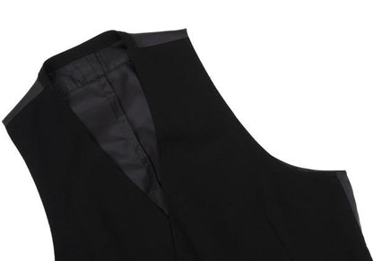 Jean Paul GAULTIER HOMME Wool Gilet Vest Black Size 48