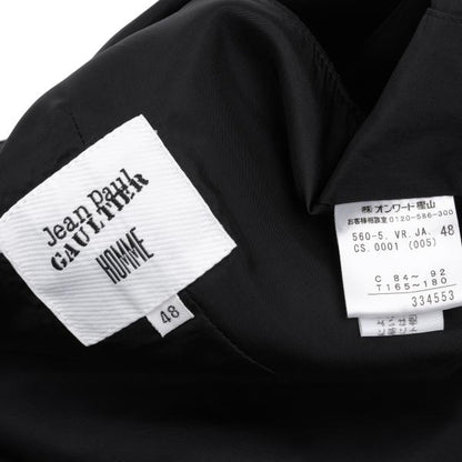 Jean Paul GAULTIER HOMME Wool Gilet Vest Black Size 48
