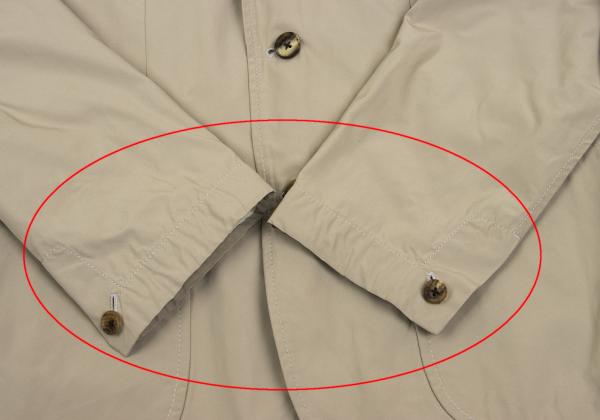 Papas Poly Patch Pocket 3B Jacket Beige Size M