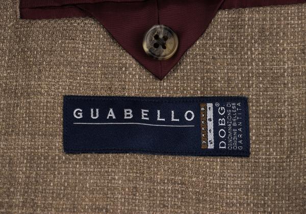 Papas Linen Wool 3-Button Jacket Brown Size S
