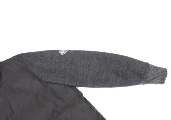 Papas Hybrid Hooded Down Vest Greige Size M