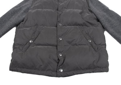 Papas Hybrid Hooded Down Vest Greige Size M