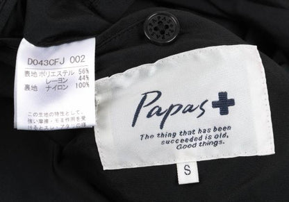 Papas Zip-Up 2-Way Jacket Black Size S