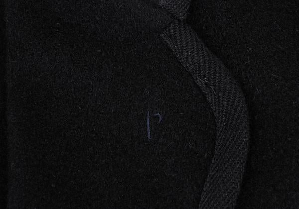Papas Brushed Cashmere Piping Jacket Black Size 48M