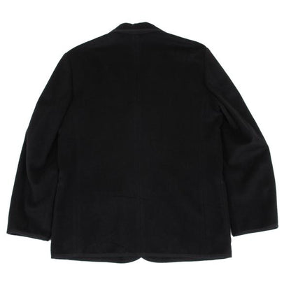 Papas Brushed Cashmere Piping Jacket Black Size 48M