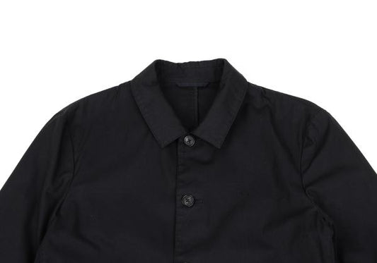 Papas Cotton Patch Pocket Shirt Jacket Black Size 48M