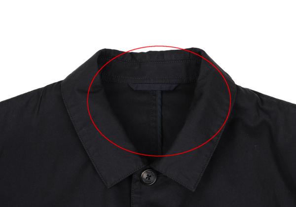 Papas Cotton Patch Pocket Shirt Jacket Black Size 48M