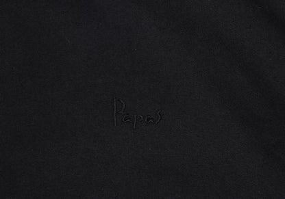 Papas Cotton Patch Pocket Shirt Jacket Black Size 48M