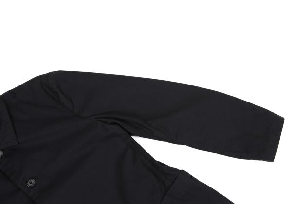 Papas Cotton Patch Pocket Shirt Jacket Black Size 48M