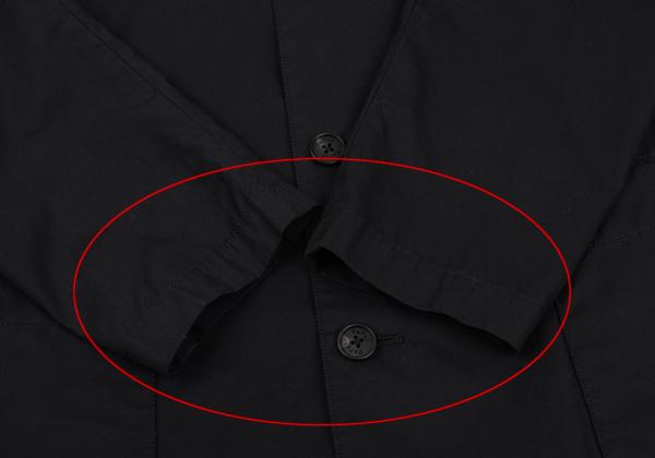 Papas Cotton Patch Pocket Shirt Jacket Black Size 48M