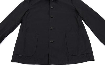 Papas Cotton Patch Pocket Shirt Jacket Black Size 48M