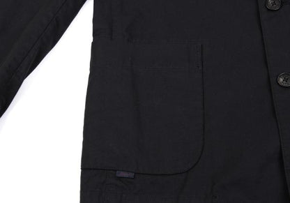 Papas Cotton Patch Pocket Shirt Jacket Black Size 48M