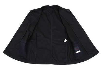 Papas Cotton Patch Pocket Shirt Jacket Black Size 48M