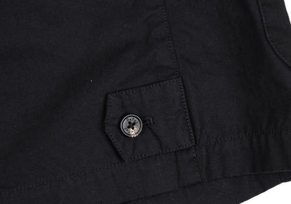 Papas Cotton Patch Pocket Shirt Jacket Black Size 48M