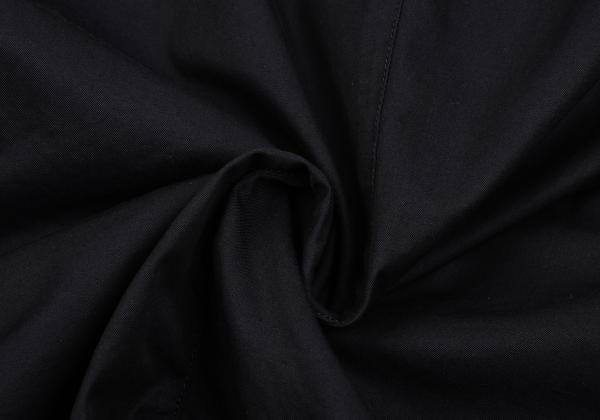 Papas Cotton Patch Pocket Shirt Jacket Black Size 48M