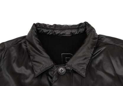 Papas Inner Logo Stitch Feather Down Jacket Black Size 48M