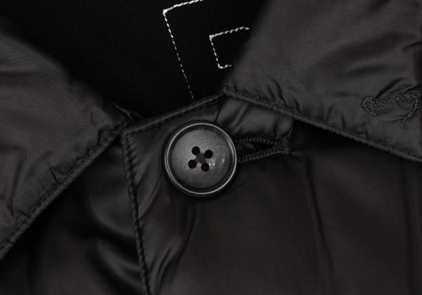 Papas Inner Logo Stitch Feather Down Jacket Black Size 48M