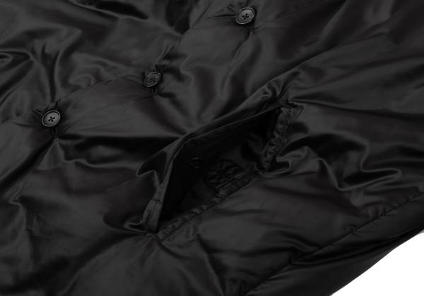 Papas Inner Logo Stitch Feather Down Jacket Black Size 48M