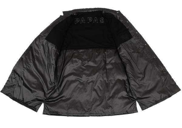 Papas Inner Logo Stitch Feather Down Jacket Black Size 48M