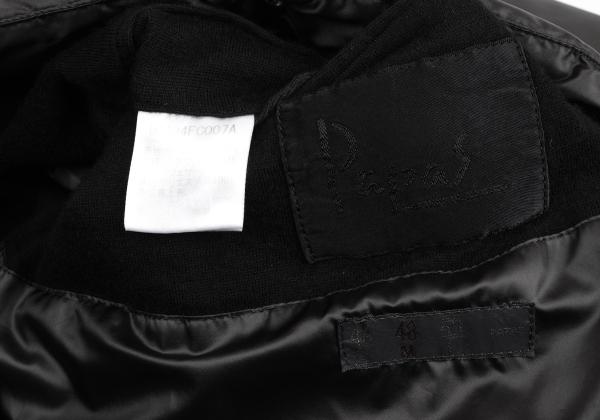 Papas Inner Logo Stitch Feather Down Jacket Black Size 48M