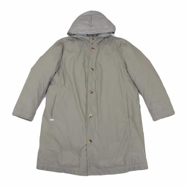 Papas Detachable Liner Down Hooded Long Light Khaki Jacket Size 48M