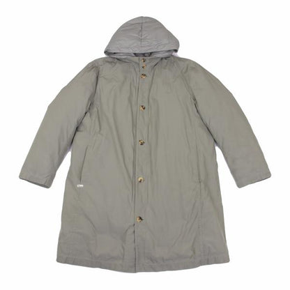 Papas Detachable Liner Down Hooded Long Light Khaki Jacket Size 48M